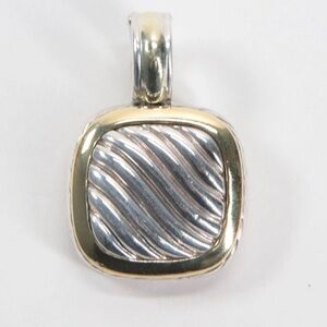 David Yurman 18K Gold & Sterling Silver Albion Cable Pendant